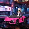 Koduva Vaikiškas elektrinis automobilis Lamborghini Revuelto, rožinė, 105 x 60 x 40 cm