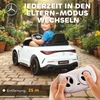 Koduva Vaikiškas elektrinis automobilis Mercedes-AMG dizaino, baltas, 99 x 55 x 43 cm