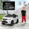 Koduva Vaikiškas elektrinis automobilis Land Rover Discovery Sport, 12V, baltas, 3–6 metų