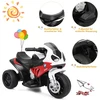 Koduva Vaikiškas elektrinis motociklas 6V raudonas spalvos