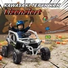 Koduva Vaikiškas elektrinis UTV KAWASAKI TERYX KRX 1000, 12 V, pilkas