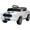 Koduva Vaikiškas elektromobilis Ford Shelby GT 350, 12V, baltas, 97 x 51,5 x 46,5 cm