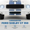 Koduva Vaikiškas elektromobilis Ford Shelby GT 350, 12V, baltas, 97 x 51,5 x 46,5 cm