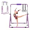 VEVOR Vaikiškas gimnastikos skersinis QT1892C, sulankstomas, reguliuojamo aukščio, 63,5kg, violetinis