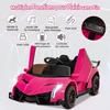 Koduva Vaikiškas Lamborghini elektrinis automobilis rožinis