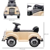 Koduva Vaikiškas stumiamas automobilis Mercedes-Benz 300S, smėlio spalvos, 77,5 x 41,5 x 45 cm