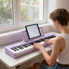Koduva Vaikiškas sulankstomas 61 klavišų pianinas, violetinis