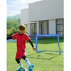 Koduva Vaikiški futbolo vartai, 2 vnt. rinkinys, iššokantys, mėlyni, 90 x 120 x 90 cm