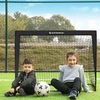 Koduva Vaikiški futbolo vartai, 2 vnt. rinkinys, 120 x 80 x 80 cm, juodi