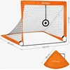 Koduva Vaikiškų futbolo vartų rinkinys, 2 vnt., sulankstomi, nešiojami, 120 x 91 x 91 cm, oranžiniai