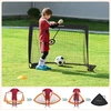 Koduva Vaikiškų futbolo vartų rinkinys, 2 vnt., sulankstomi, nešiojami, 120 x 91 x 91 cm, oranžiniai