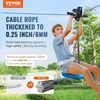 Koduva Vaikų ir suaugusiųjų lyno nusileidimo rinkinys VEVOR, 36,6 m, iki 226,8kg