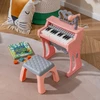 Koduva Vaikų Mini Pianinas 25 Klavišai Rožinis