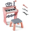 Koduva Vaikų Mini Pianinas 25 Klavišai Rožinis