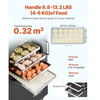VEVOR Vakuuminė maisto liofilizavimo mašina HFD-4, 4 padėklai, 4-6kg partijai, juoda