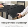 Koduva Valgomojo stalas 2–4 asmenims, sulankstomas, 78 x 120 x 76,2 cm, juodai juodas