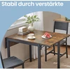 Koduva Valgomojo stalas 2–4 asmenims, sulankstomas, 120 x 78 x 76,2 cm, rudos ir juodos spalvos