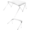 Koduva Valties biminio stogelis VEVOR 3 Bow, 183 x 137-152 x 117 cm, šviesiai pilkas