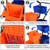 Koduva Valymo vežimėlis su šluostės kibiru, 26 l, plastikas, metalas, oranžinis, 78 x 45 x 95 cm