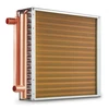 VEVOR Vandens–oro šilumokaitis C16×16, 41 x 41 cm, varis, auksinė spalva