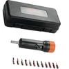 VEVOR 1/4" sukimo momento atsuktuvas, 10–70 in-lbs, 12 antgalių ir dėklas
