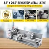 Koduva VEVOR 1100 W mini metalo tekinimo staklės 220 x 750 mm, kintamo greičio, su 3 žandikaulių griebtuvu