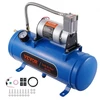 VEVOR 12 V oro kompresorius su baku 6 l, 120 psi, skirtas traukinių signalams