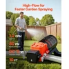 VEVOR 12 V vandens slėgio siurblys, 1,2 GPM (4,5 l/min), 2 kamerų savaiminio įsiurbimo diafragminis, 80 PSI