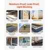VEVOR 14 mil plastikinė plėvelė, 10 x 100 pėdų, juoda ir balta, dvipusė
