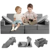Koduva VEVOR 15 dalių modulinė vaikų sofa ETW001-11, 25D kempinė, velvetas
