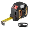 VEVOR 2-in-1 lazerinis ruletės matuoklis, įkraunamas 41 m, 4,8 m juosta, magnetinis