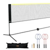 VEVOR 20 ft badmintono tinklo rinkinys, lauko, nešiojamas, tinkamas tinkliniui, piklbolui ir tenisui