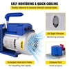 VEVOR 3 CFM 1/4 HP vienpakopis vakuuminis siurblys, 3 gal./12 l vakuumo kameros komplektas HVAC ir A/C šaldymui