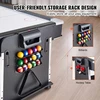 Koduva VEVOR 3-in-1 sukamasis kelių žaidimų stalas, oro ritulys, biliardas / pulas ir stalo tenisas, 217 x 124,5 x 23 cm