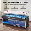 Koduva VEVOR 3-in-1 sukamasis kelių žaidimų stalas, oro ritulys, biliardas / pulas ir stalo tenisas, 217 x 124,5 x 23 cm