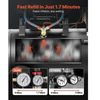 Koduva VEVOR 30 l oro kompresorius, 1,5 kW, be alyvos, 126 l/min, 8 bar, MZB-1500H-30