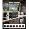 Koduva VEVOR 3500W keitiklis, 12 V DC į 230 V AC, grynos sinusoidės, LCD ekranas, nuotolinis valdymas, USB, Type-C, 2 AC lizdai