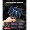 VEVOR 360° motorizuotas sukimosi endoskopas, dvigubos kameros boreskopinė kamera su šviesa, 5" HD IPS, 8 mm, 5 m