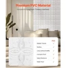 Koduva VEVOR 3D sienų panelės, 33 vnt., 11,81 x 11,81 col., PVC, matinė balta, gėlių stilius