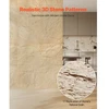 Koduva VEVOR 3D sienų panelės, 4 vnt., 48 x 24 in, PU, natūralaus akmens imitacija, Stone Geltona