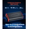 VEVOR 4 kanalų tiltelinis automobilinis garso stiprintuvas, Class D, iki 4 x 272 W prie 4 Ω / 4 x 400 W prie 2 Ω