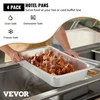 Koduva VEVOR 4 nerūdijančio plieno maisto padėklų rinkinys