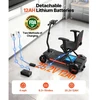 VEVOR 4 ratų elektrinis mobilumo skuteris suaugusiems ir senjorams, sulankstomas, 15 km, 9° įkalnė, 120 kg