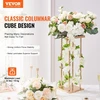 VEVOR 4 vnt. vestuvinis gėlių stovas, 60 cm, prancūziško aukso spalvos