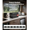 VEVOR 4000 W galios keitiklis, 12 V DC į 230 V AC, grynos sinusoidės, LCD ekranas, nuotolinio valdymo pultas, USB, Type-C