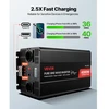 VEVOR 4000 W galios keitiklis, 12 V DC į 230 V AC, grynos sinusoidės, LCD ekranas, nuotolinio valdymo pultas, USB, Type-C
