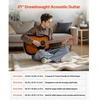 Koduva VEVOR 41 in akustinė „dreadnought“ gitara pradedančiųjų rinkinys, su dėklu, „Sunburst“
