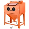 Koduva VEVOR 435 l smėliavimo kabinetas, plieno su dviem smėliavimo pistoletais, 117 l media bunkeriu ir 1200 W dulkių rinktuvu