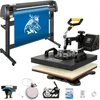 Koduva VEVOR 5-in-1 karšto spaudimo presas 38,1 x 38,1 cm ir vinilo pjaustyklė su 3 peiliais