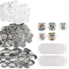 VEVOR 500 rinkinių 58 mm prisegamiems mygtukams skirtos dalys